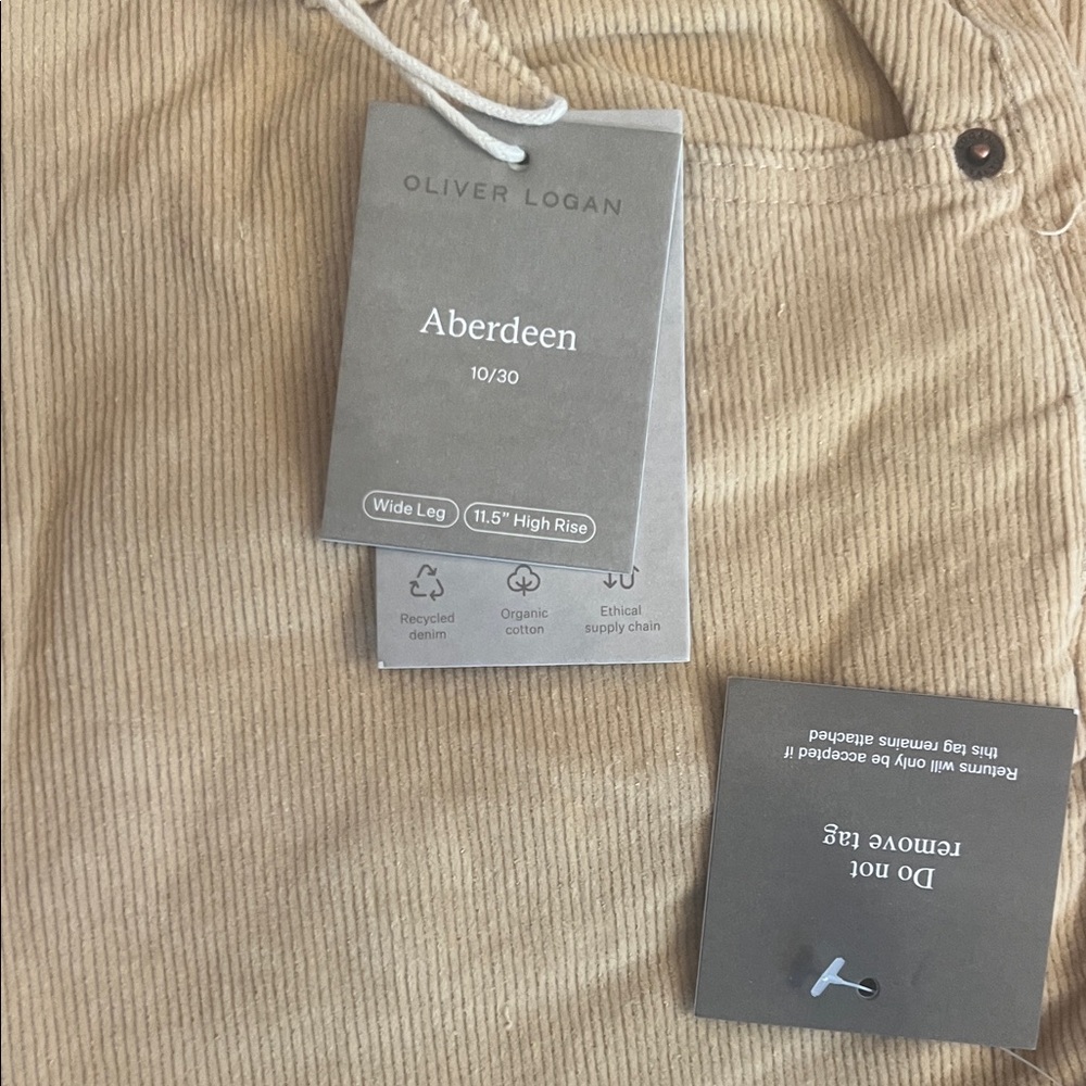 Oliver Logan Aberdeen Corduroy size 10 - 30” - Picture 5 of 7